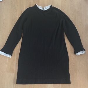 Vince Camuto Black Dress with White Trim